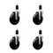 Service Caster 5'' Hard Rubber Wheel Swivel 1-3/8'' Expanding Stem Caster, 4PK SCC-EX20S514-HRS-138-4 - alternate 1
